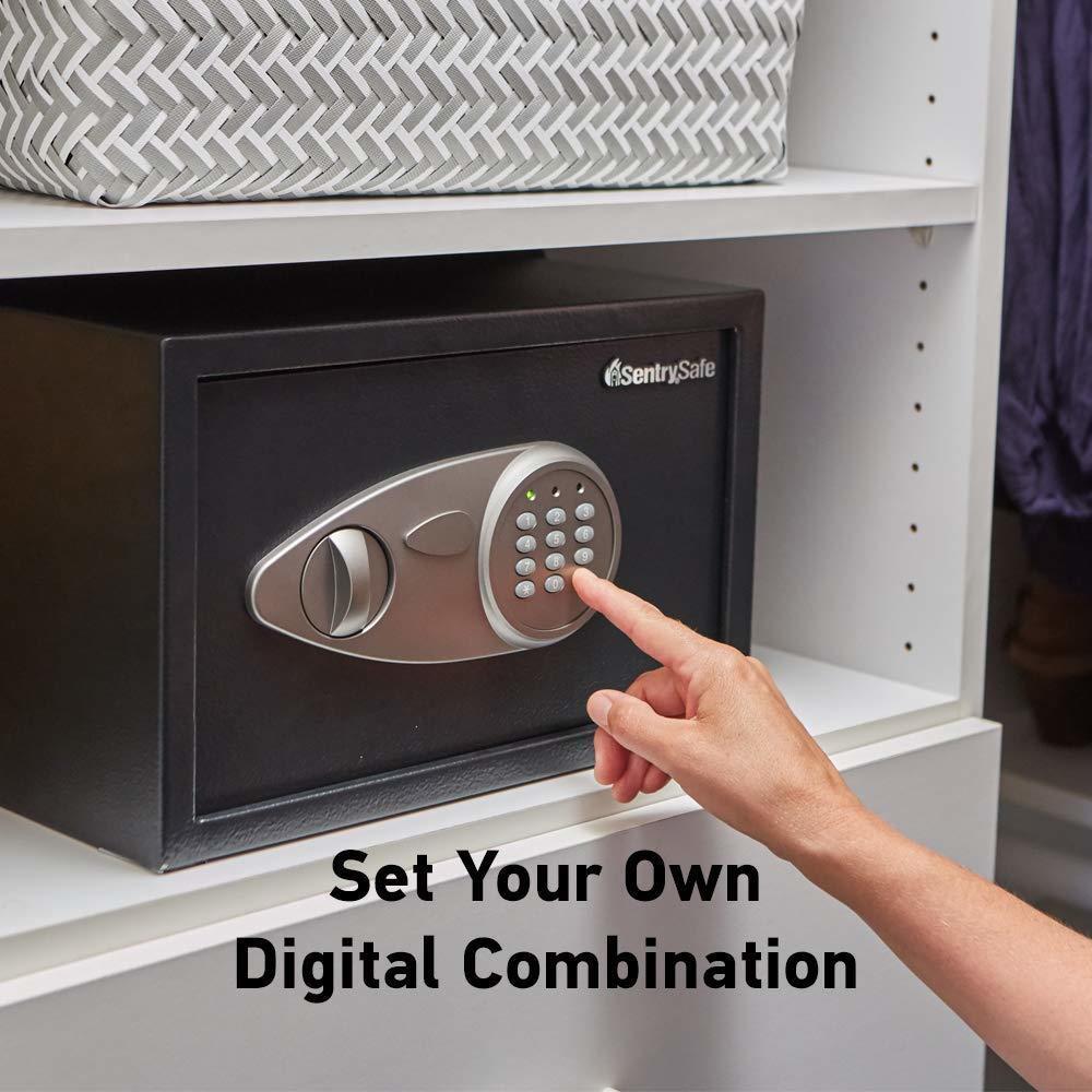 SentrySafe X055 Security Safe with Programmable Electronic Lock, 0.5 cu ft