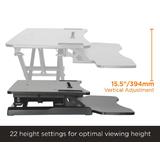 PrimeCables Cab DWS06 01 STM01 1 Monitor Desk Mounts Sit Standing Desk Height Adjustable Ergo Riser ADR Standing Mat PrimeCab