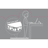 PrimeCables Cab DWS06 01 STM01 1 Monitor Desk Mounts Sit Standing Desk Height Adjustable Ergo Riser ADR Standing Mat PrimeCab