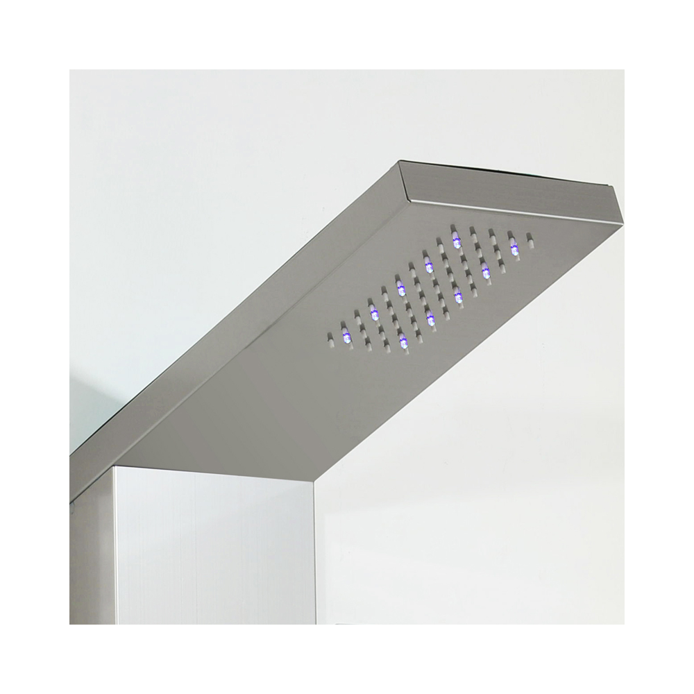 Shower Panel LED Light Rainfall Shower Head MultiFunction with