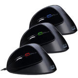 Adesso IMOUSE E7 Mice Adesso iMouse E7 Left Handed Vertical Ergonomic Programmable Gaming Mouse with Adjustable Weight