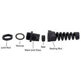 Cab CG M20 SR Electrical Boxes Cable Gland with Strain Relief M20x1 5 Thread Cable OD 10 14mm IP68 Black