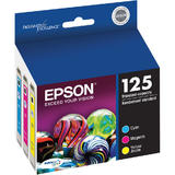 Epson T125520 C M Y OEM Stylus NX125 Epson 125 T125520 Original Colour Ink Cartridge Combo C M Y