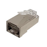 Cab CN RJ45C6SPT 50 Cat6 6a RJ 45 Jacks RJ45 Cat6 Pass Through Shielded Plug Solid or Stranded 8P 8C 50 Pack