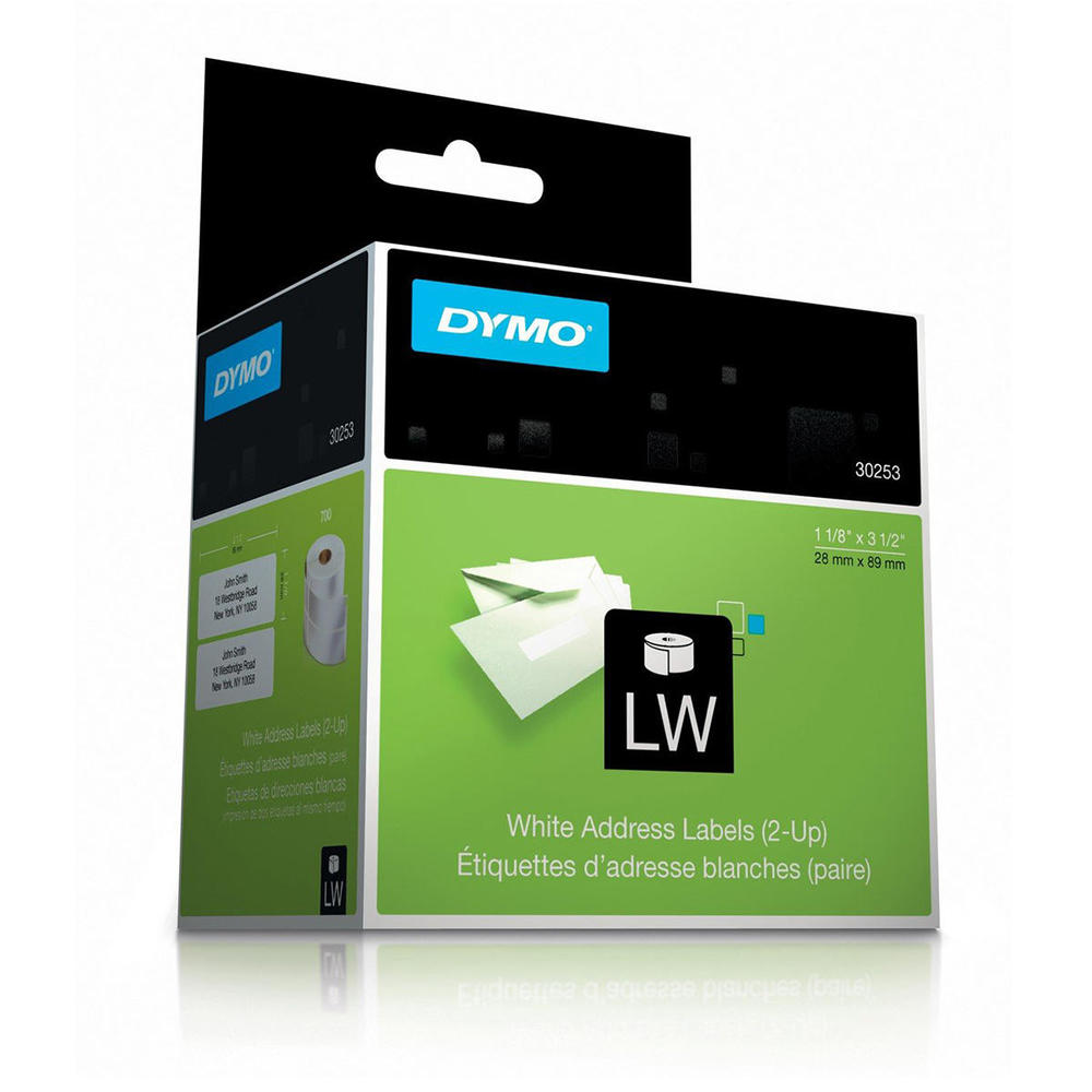 40 Rolls Dymo 11353 Compatible 12mm x 24mm LabelWriter Self-Adhesive White Extra Small 2-Up Multipurpose Labels