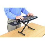 Cab KT3 B Sit Stand Desk Solutions Ergonomic Adjustable Height Tilt Keyboard Stand Black