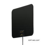 PrimeCables Cab DVB T825BTA Clip3 BK TV Antennas Outdoor Indoor PrimeCables Super Thin Indoor HD TV Antenna With 3 hole Cable