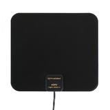 PrimeCables Cab DVB T825BTA Clip3 BK TV Antennas Outdoor Indoor PrimeCables Super Thin Indoor HD TV Antenna With 3 hole Cable