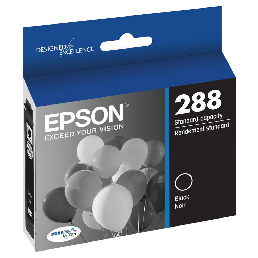 Epson T288 Black DuraBrite Ultra Ink Cartridge, (T288120)