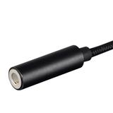 Monoprice Canada Cab 36444 USB Type C Monoprice MFi Certified Lightning to 3 5mm Audio Adapter Nylon Braid Black
