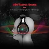 Havit HV H2232D Headsets HAVIT H2232D Wired Gaming Headphones with Mic Bass Surround 50mm Drive LED Lighting