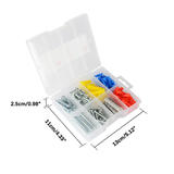 Cab ZS104 1 Screws Assorted Sizes Self Drilling Drywall Anchors Screws Assortment Set Kit 104Pcs