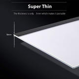 Moustache MOA AK4 2 Arts Crafts A4 LED Light Box Tracer Drawing Pad with Adapter Dimmable Brightness Moustache