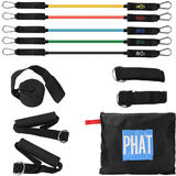 PHAT PT EX 03 Other Departments 11Pcs Resistance Band Set Workout Bands For Resistance Training Fitness Physical Therapy PHAT