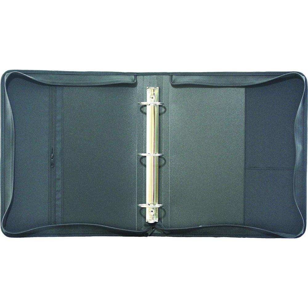 ZipTote Ring Binder, Sturdy Nylon, 2" x 133/4" x 117/8"，Assorted colours.