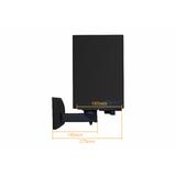 PrimeCables Cab PC 07904 Wall Mount Brackets Side Clamp Type Tilt and Swivel Speaker Mount Black Set of 2 PrimeCables