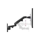 Monoprice Canada Cab 36082 Monitor Desk Mounts Adjustable Gas Spring 2 Segment Wall Mount for Monitors Up To 27 Monoprice