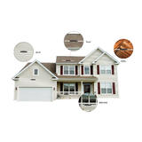 ANTOP Cab AT 404 TV Antennas Outdoor Indoor Wing AT 404 Outdoor Attic 45 Miles Digital HDTV Antenna Antop