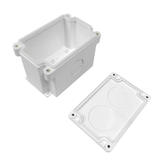 Other Brands Cab SB EBH2 WH IP Rated Cables Accessories Single Gang Surface Mount Box with 2x Ethernet Bulkhead Knockouts Wat