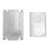 Other Brands Cab SB EBH2 WH IP Rated Cables Accessories Single Gang Surface Mount Box with 2x Ethernet Bulkhead Knockouts Wat