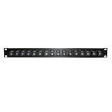 PP 16C6A JK Patch Panels not display in front office 16 Port Cat6A Patch Panel 19 Rackmount 1U 110 Punch Down