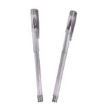 654BL 2P Ballpoint Pens Gel Pens Black Sticky Notes with 2 Silver Gel Pens for Messaging and Flagging 100 Sheets Pack 3 x 3