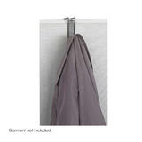 SAFCO 4229BL Coat Racks Umbrella Stands Safco Onyx Partition Mesh Coat Hook Black 4229BL