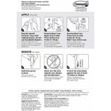 3M 17091CLR C Adhesives Tapes and Dispenser 3M Command Adhesive Hooks 2 Medium Hooks with 4 Strips Holds 2lb Clear 209585