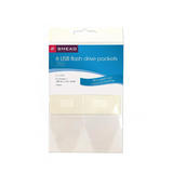 SMEAD 953 68150 Storage Accessories Smead Self Adhesive USB Flash Drive Pocket Clear 6 Pack 68150