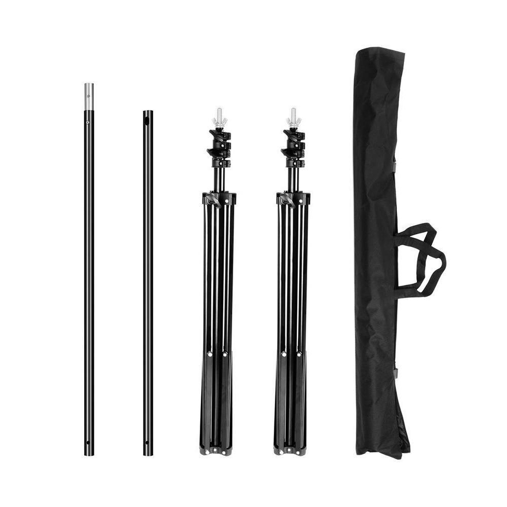 Adjustable Background Support Stand Photo Backdrop Crossbar Kit, 8.69x9
