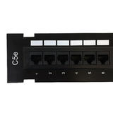 Other Brands Cab PP 12C5E SM RJ45 Patch Panel 12 Port CAT5e Patch Panel Self Mount Patch Panel 110 Punch Down