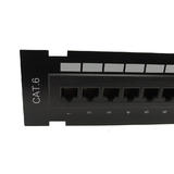 Other Brands Cab PP 12C6 SM RJ45 Patch Panel 12 Port CAT6 Patch Panel Self Mount Patch Panel 110 Punch Down