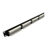 Other Brands Cab PP 24C6 110 RJ45 Patch Panel 24 Port CAT6 Patch Panel 19 Rackmount 1U 110 Punch Down