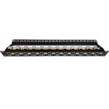 Other Brands Cab PP 24C6AS PT RJ45 Patch Panel 24 Port CAT6A Shielded Patch Panel 19 Rackmount 1U Pass Through