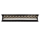 Other Brands Cab PP 24C6AS PT RJ45 Patch Panel 24 Port CAT6A Shielded Patch Panel 19 Rackmount 1U Pass Through