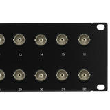 Other Brands Cab PP BNC 32 A V Patch Panel 32 Port 75 Ohm BNC Patch Panel 19 Inch Rackmount 2U