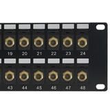Other Brands Cab PP TVF 48 A V Patch Panel 48 port F Type Patch Panel 19 inch Rackmount 2U