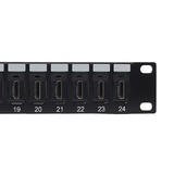 Other Brands Cab PP HDMI 24 A V Patch Panel 24 Port HDMI patch panel 19 inch rackmount 1U
