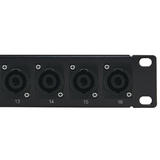 Other Brands Cab PP SPK 16 A V Patch Panel 16 Port speakON patch panel 19 inch rackmount 1U