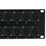 Other Brands Cab PP SPK 32 A V Patch Panel 32 Port speakON patch panel 19 inch rackmount 2U