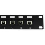 Other Brands Cab PP FO504 16 Fiber Optic Patch Panel 16 Port SC SC Multimode 62 5u Simplex Patch Panel 19 Rackmount 1U