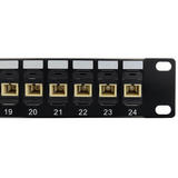 Other Brands Cab PP FO504 24 Fiber Optic Patch Panel 24 Port SC SC Multimode 62 5u Simplex Patch Panel 19 Rackmount 1U
