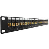 Other Brands Cab PP FO504 24 Fiber Optic Patch Panel 24 Port SC SC Multimode 62 5u Simplex Patch Panel 19 Rackmount 1U