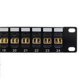 Other Brands Cab PP FO108 24 Fiber Optic Patch Panel 24 Port LC LC Multimode 62 5u Duplex Patch Panel 19 Rackmount 1U