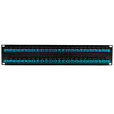 Other Brands Cab PP FO408 48 Fiber Optic Patch Panel 48 Port LC LC Multimode 50u OM3 4 Duplex Patch Panel 19 Rackmount 2U