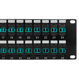 Other Brands Cab PP FO604 24 Fiber Optic Patch Panel 24 Port SC SC Singlemode 9u Simplex Patch Panel 19 Rackmount 1U