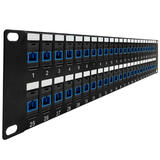 Other Brands Cab PP FO604 48 Fiber Optic Patch Panel 48 Port SC SC Singlemode 9u Simplex Patch Panel 19 Rackmount 2U