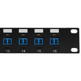 Other Brands Cab PP FO208 16 Fiber Optic Patch Panel 16 Port LC LC Singlemode 9u Duplex Patch Panel 19 Rackmount 1U