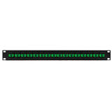 Other Brands Cab PP FO604A 16 Fiber Optic Patch Panel 16 Port SC SC APC Singlemode 9u Simplex Patch Panel 19 Rackmount 1U