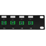 Other Brands Cab PP FO604A 16 Fiber Optic Patch Panel 16 Port SC SC APC Singlemode 9u Simplex Patch Panel 19 Rackmount 1U